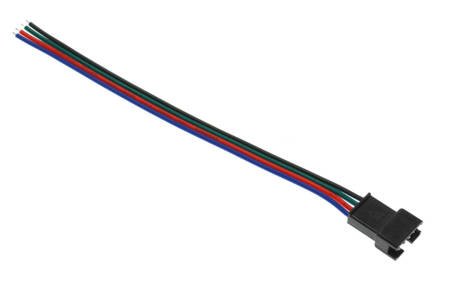 Connector 4-pin RGB LED strip - socket